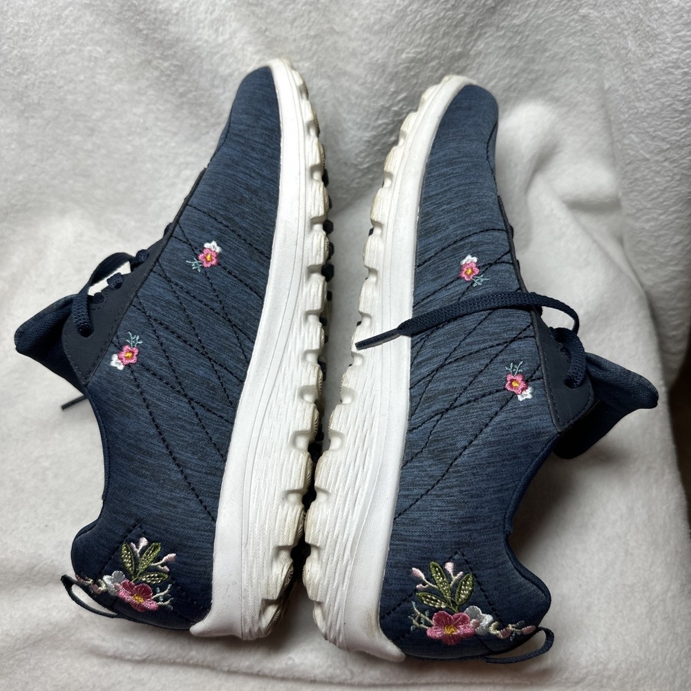 Skechers Women's Shoes With Floral Embroidery Design GoGolf Relaxed For Size 7.5 - Picture 10 of 16